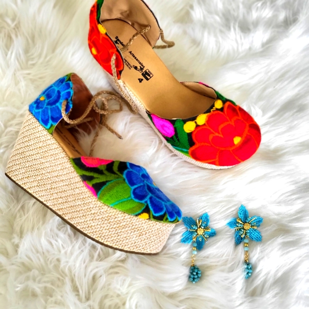 Embroidered shoes